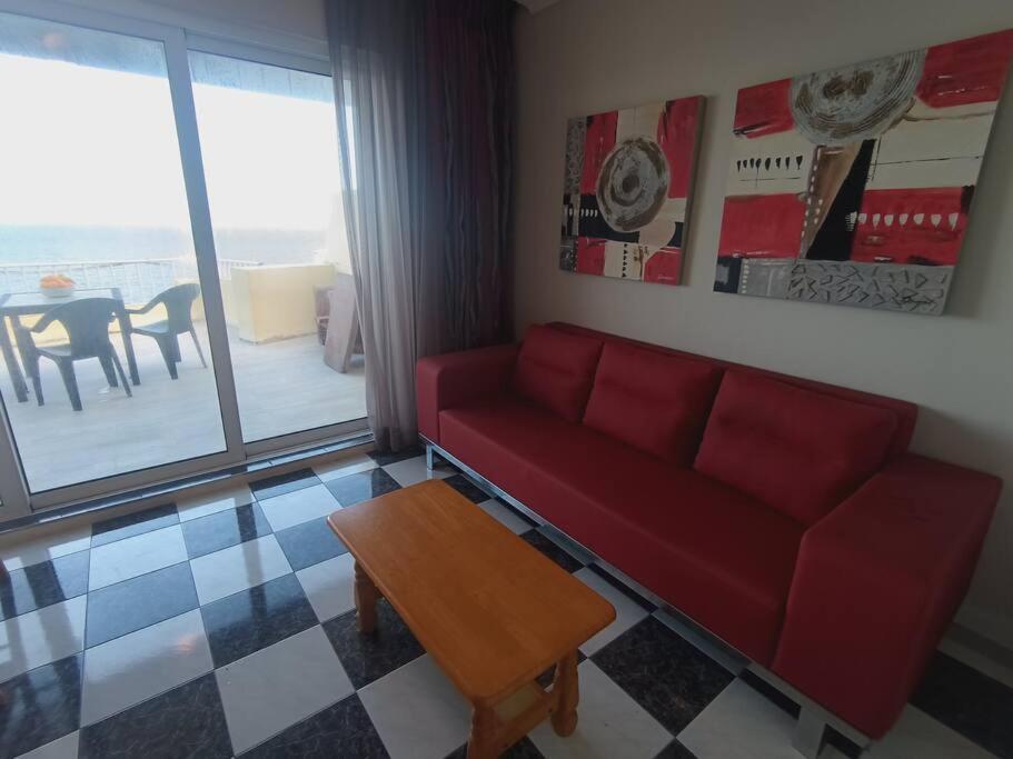 Poseidons Seaview Penthouse Apartment Marsalforn Bagian luar foto